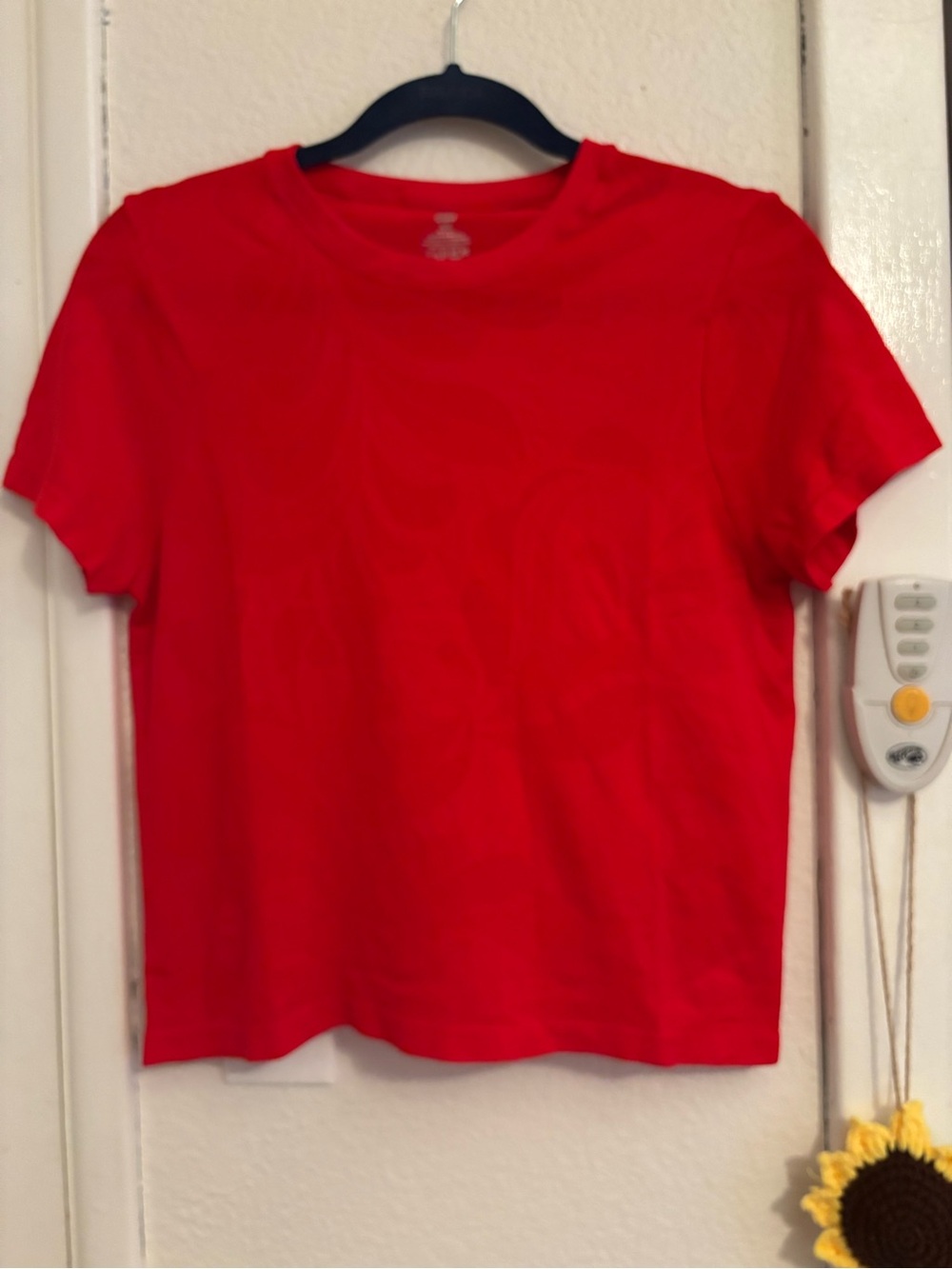 New Balance Red Short Sleeve Crewneck Tee size M